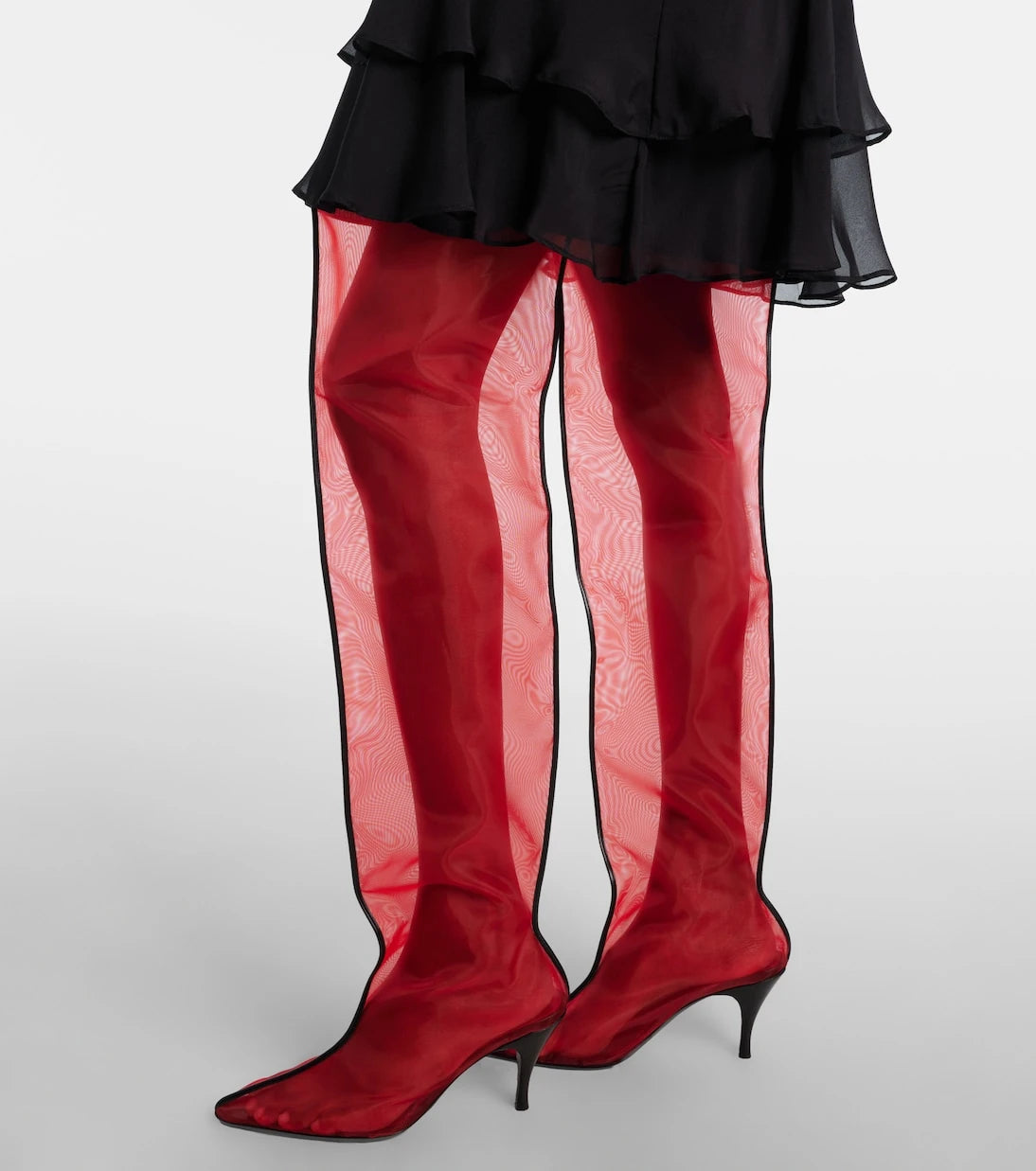 Herbert Levine - Drawing A Blank 80 mesh knee-high boots