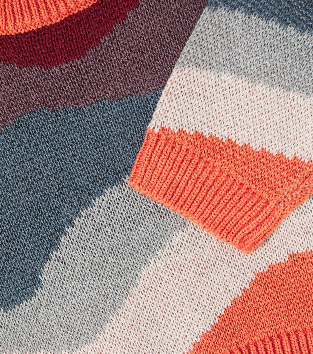 Wheat - Baby Knud cotton jacquard sweater