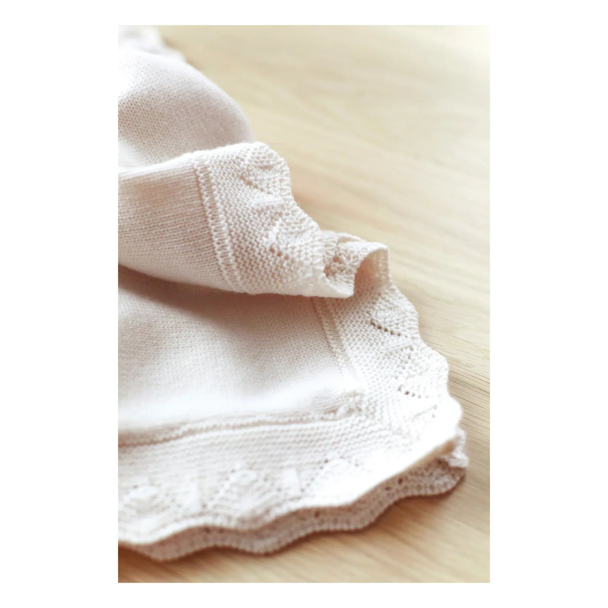 Tartine et Chocolat - Merino Wool Throw | Blanc/Écru