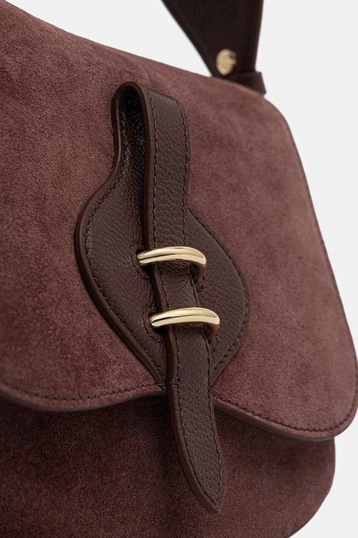 Coccinelle kadın süet crossbody çanta MAVERY SUEDE