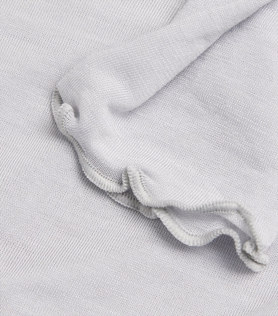 Skims Grey Modal-Blend Boat-Neck T-Shirt