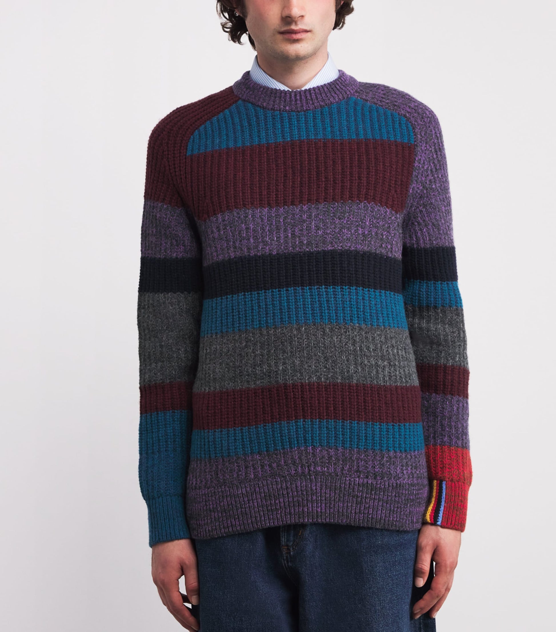 Barbour x Paul Smith Wool Stripe Sweater