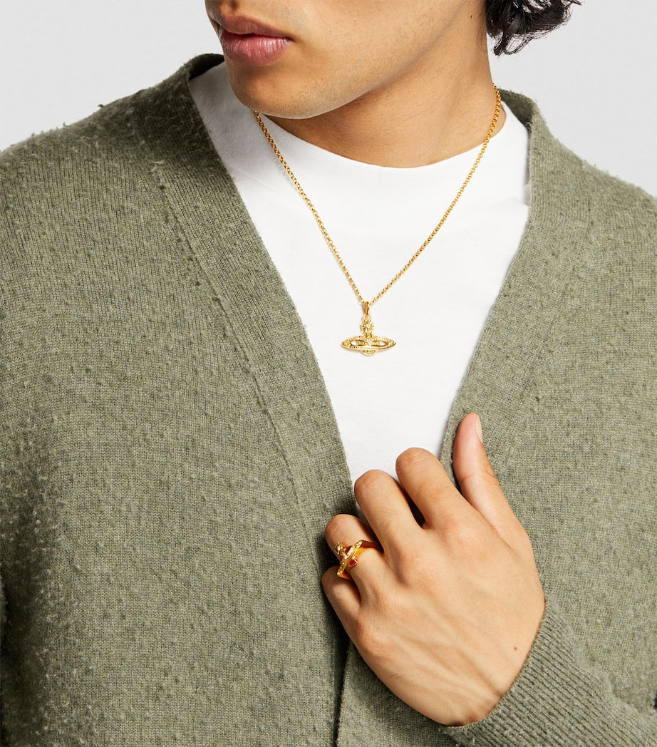 Mini Bas Relief Pendant Necklace