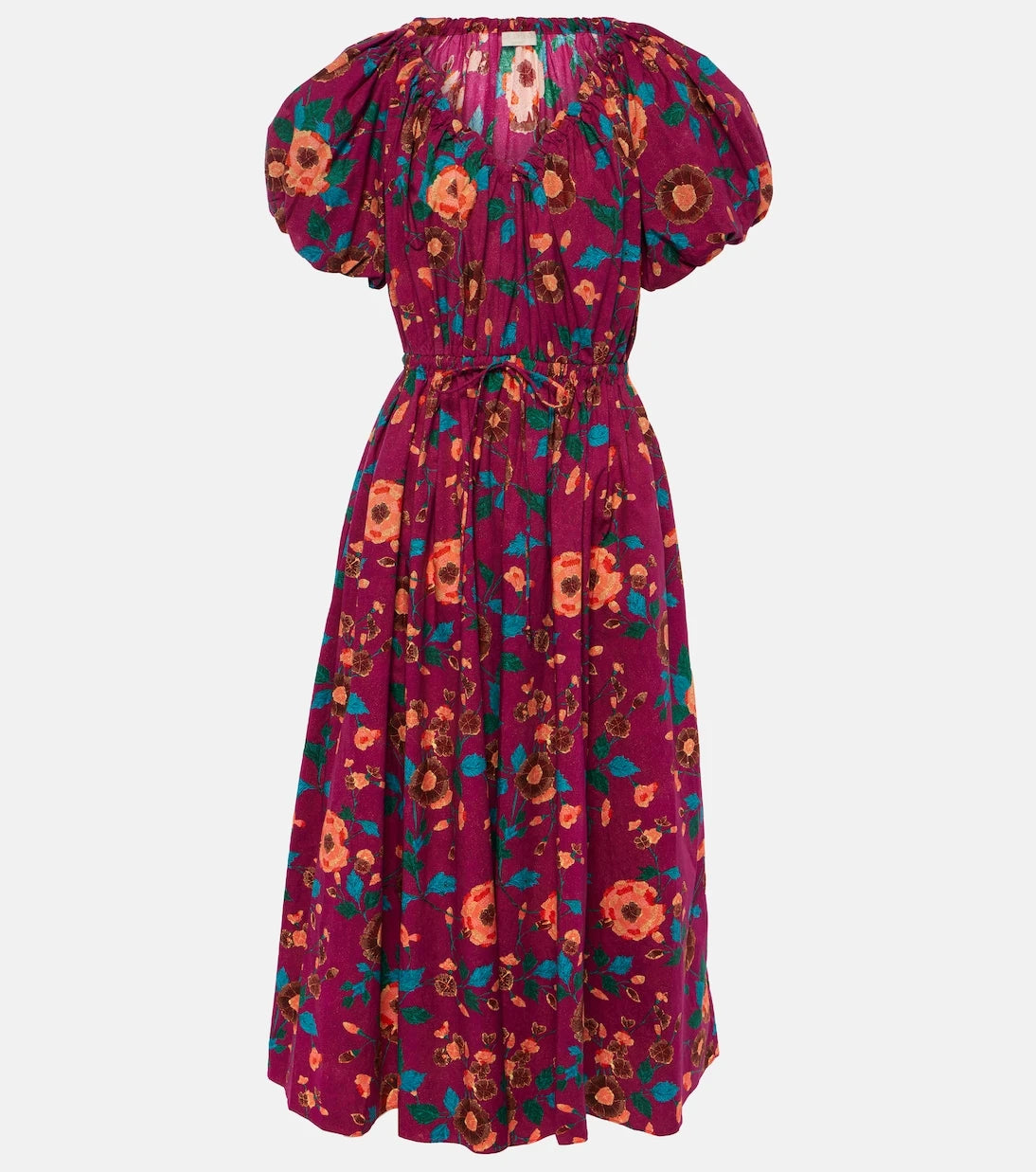 Ulla Johnson - Vika balloon-sleeve cotton midi dress