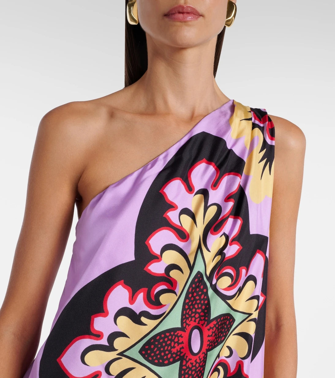 La DoubleJ - Roy printed silk twill maxi dress