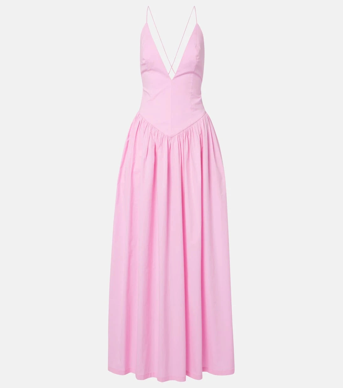 Adriana Degreas - Open-back cotton maxi dress