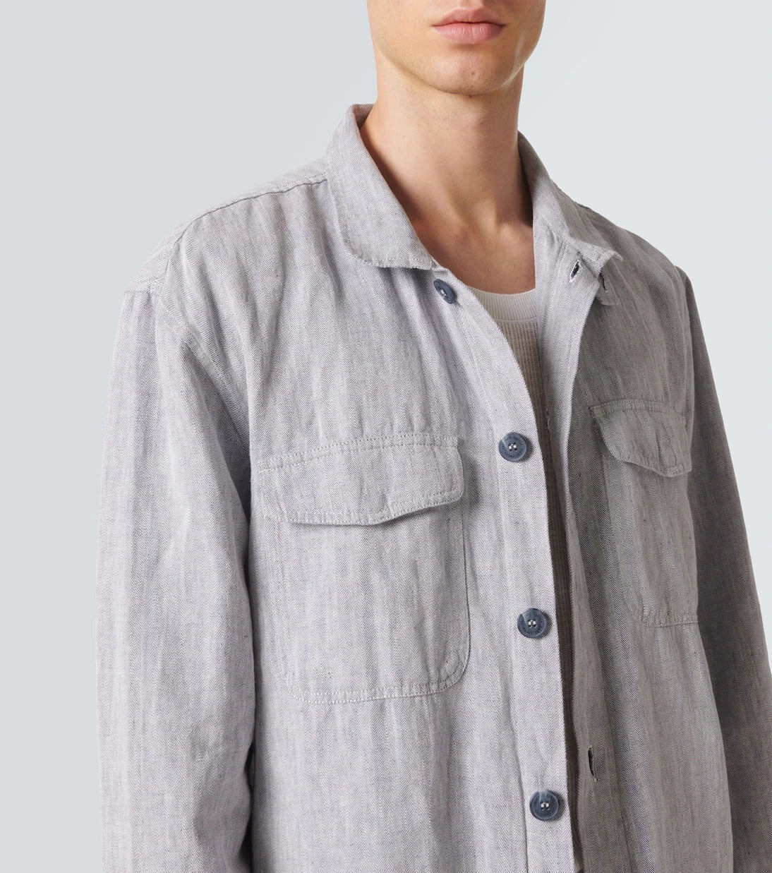 Frescobol Carioca - Nuno cotton and linen overshirt