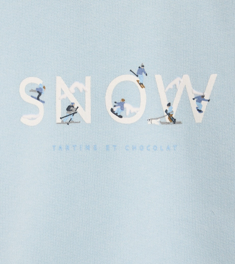 Snow Print Sweatshirts (3 Months-4 Years)