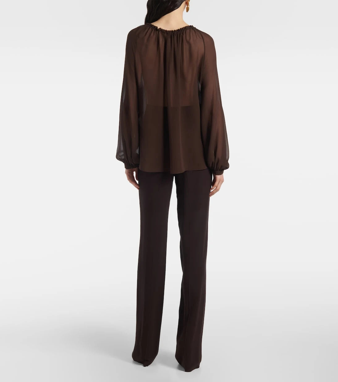 Tom Ford - Sheer silk georgette blouse