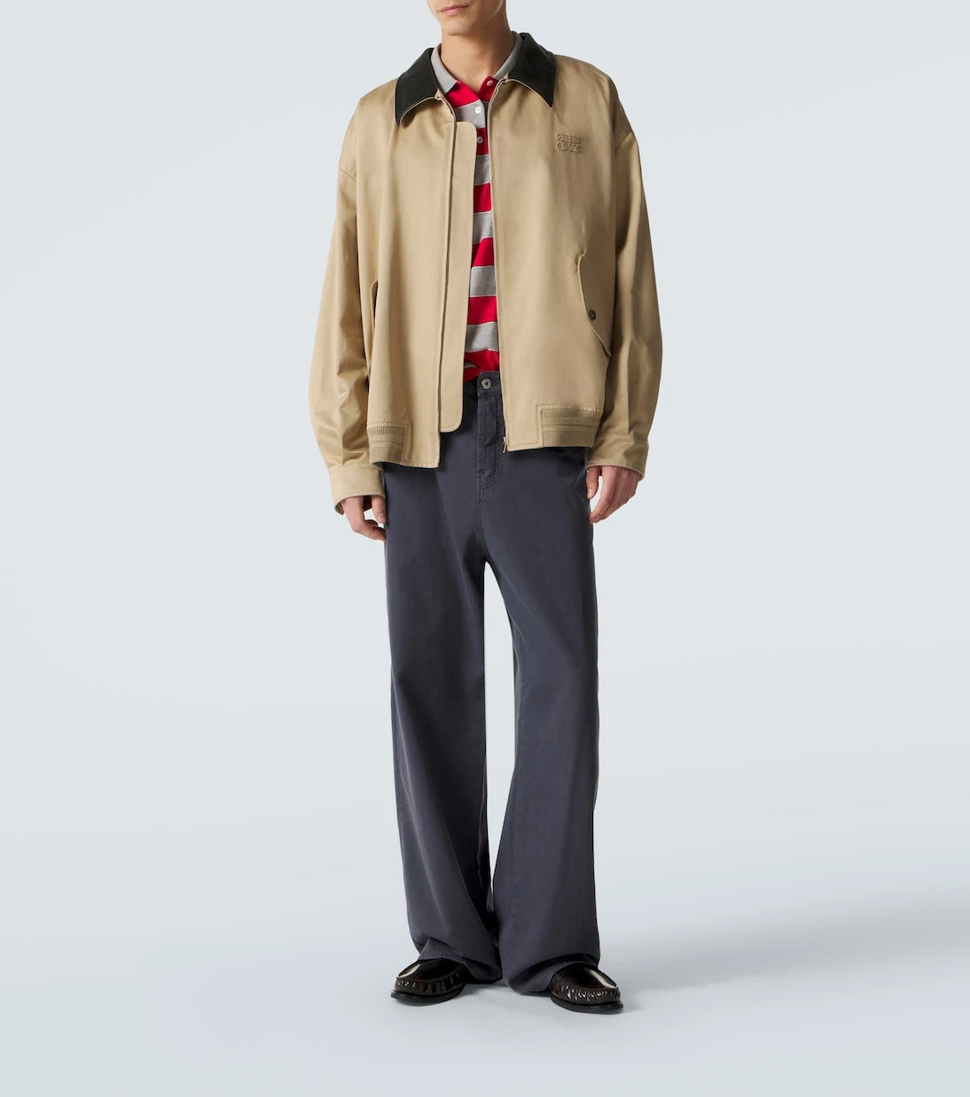 Miu Miu - Cotton twill blouson jacket