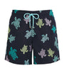 Embroidered Turtle Mistral Swim Shorts
