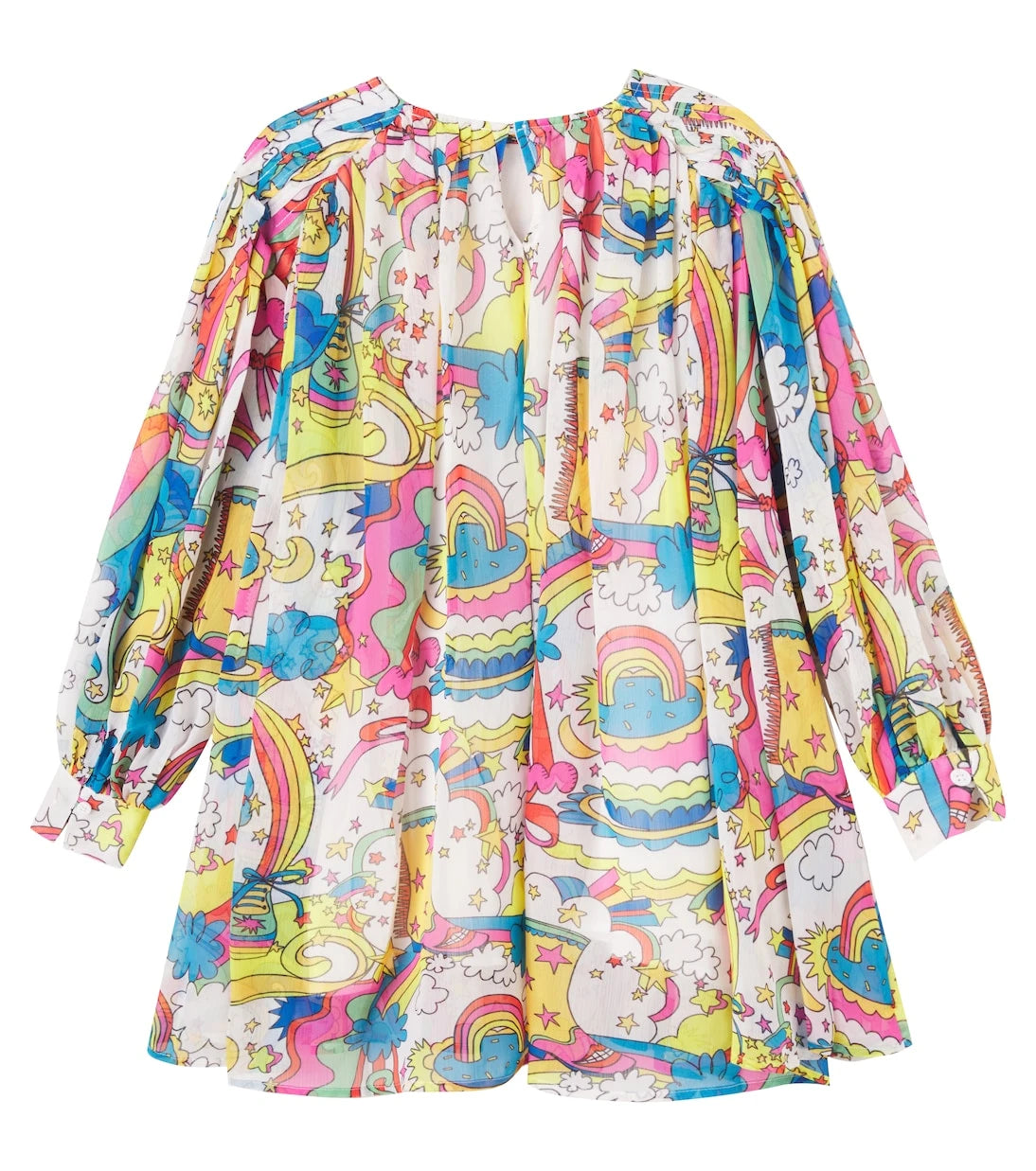 Stella McCartney Kids - Printed georgette dress