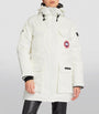 Canada Goose White Down-Filled Expedition Hooded Parka