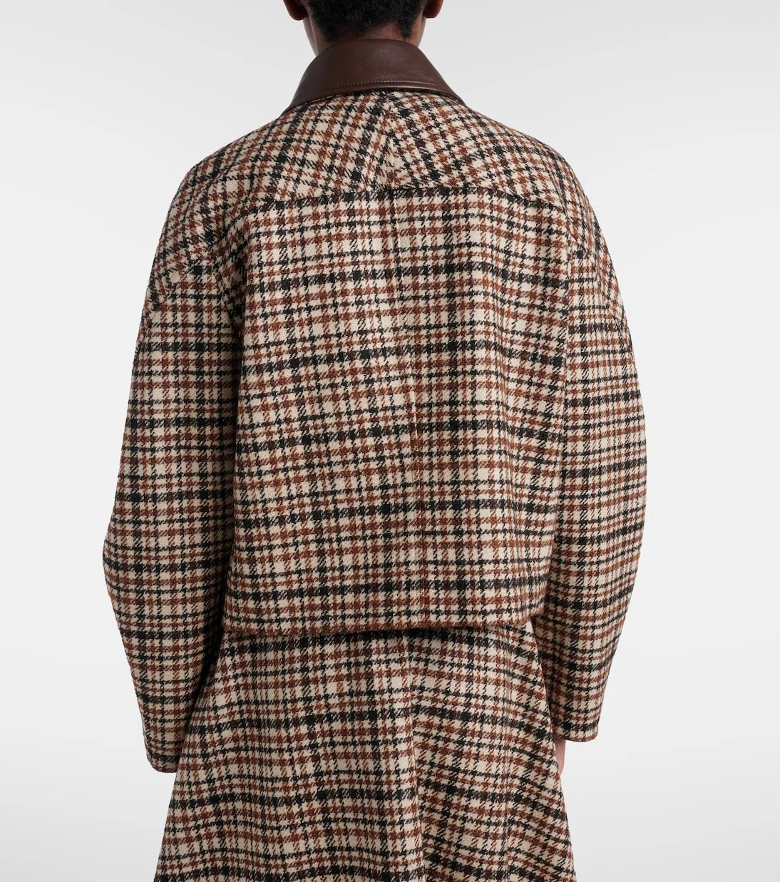Brunello Cucinelli - Checked wool and alpaca-blend jacket