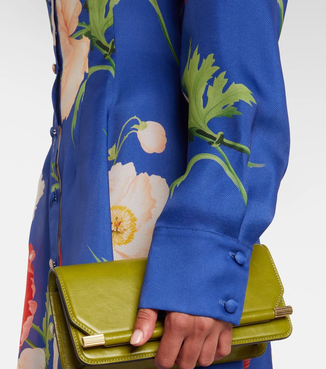Leo Lin - Josephine floral silk gown