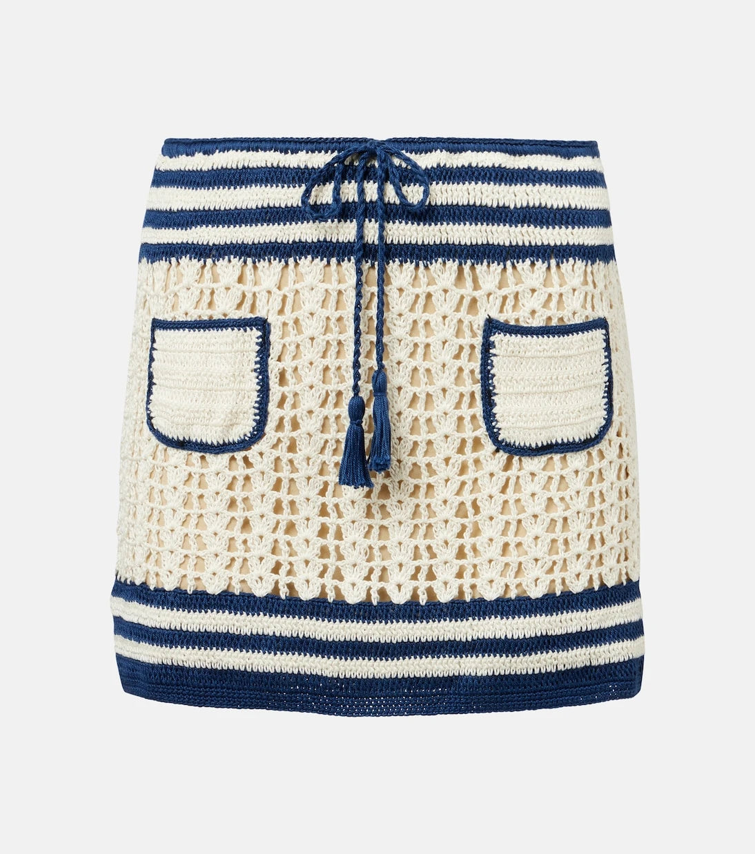 Anna Kosturova - Gabrielle crochet cotton miniskirt