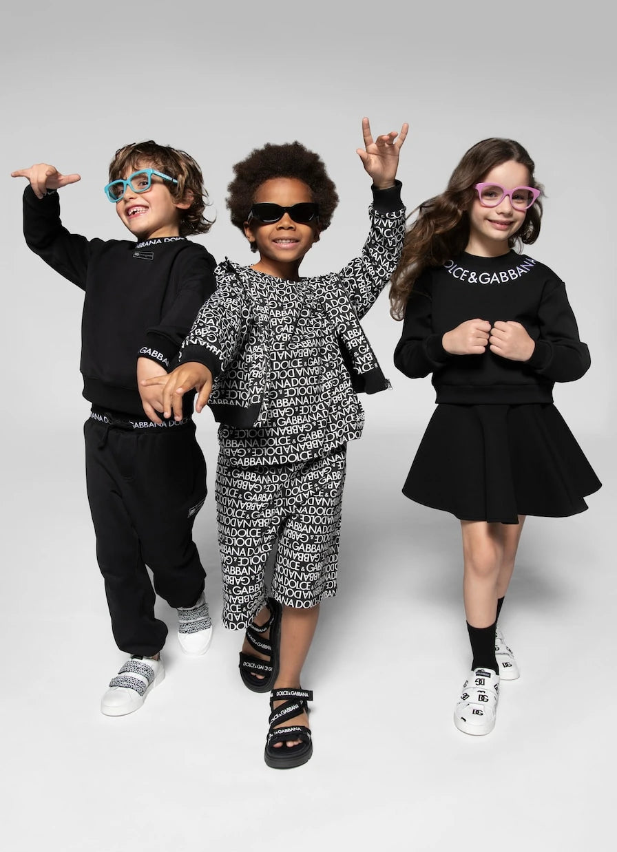 Dolce&Gabbana Kids - DG cotton jersey sweatshirt