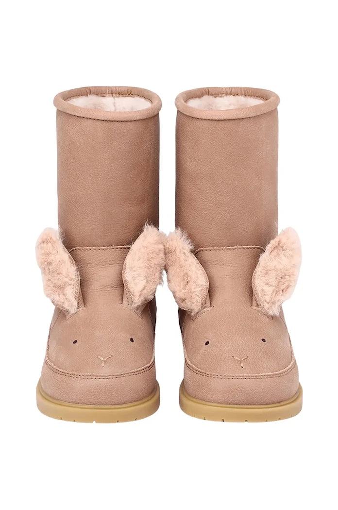 Donsje Wadudu Exclusive Boots Fluffy Bunny Çocuk Deri Kışlık Botlar