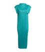 Pleats Please Issey Miyake Green Monthly Colors June Midi Dress
