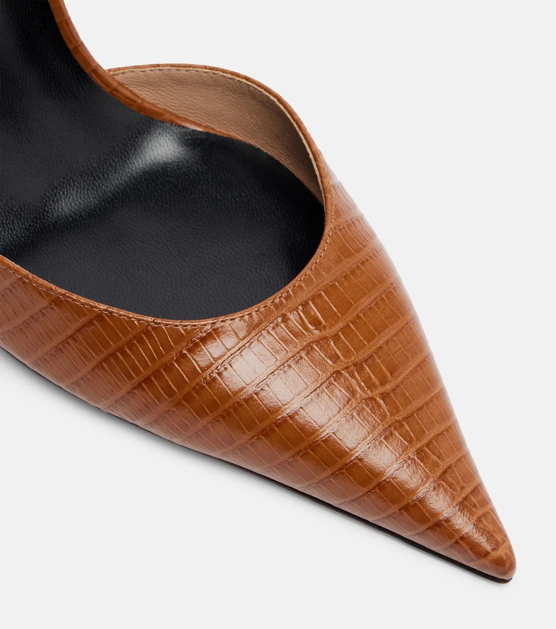 Tom Ford - Vertigo snake-effect leather pumps