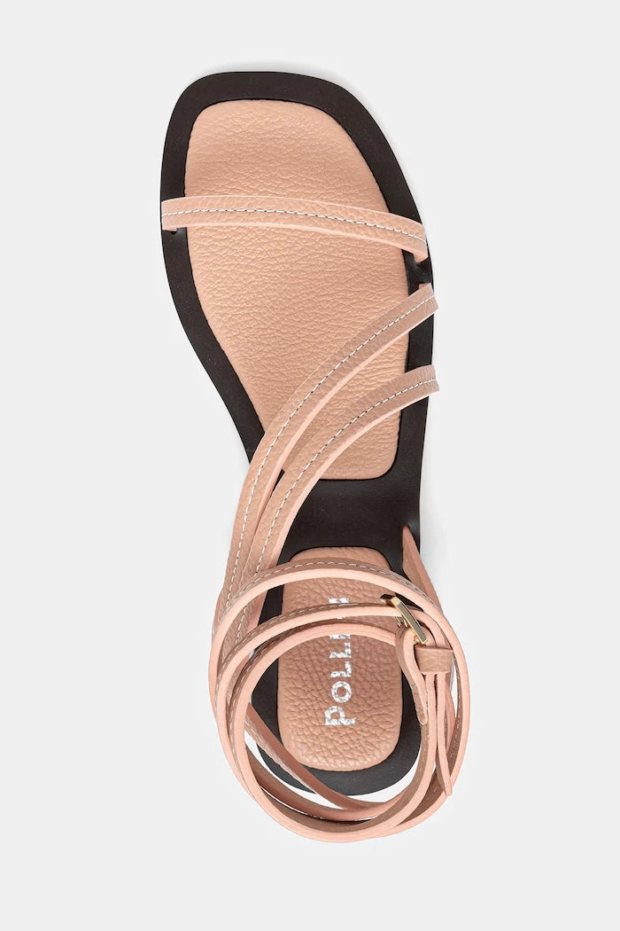 Pollini сандали дамски от кожа