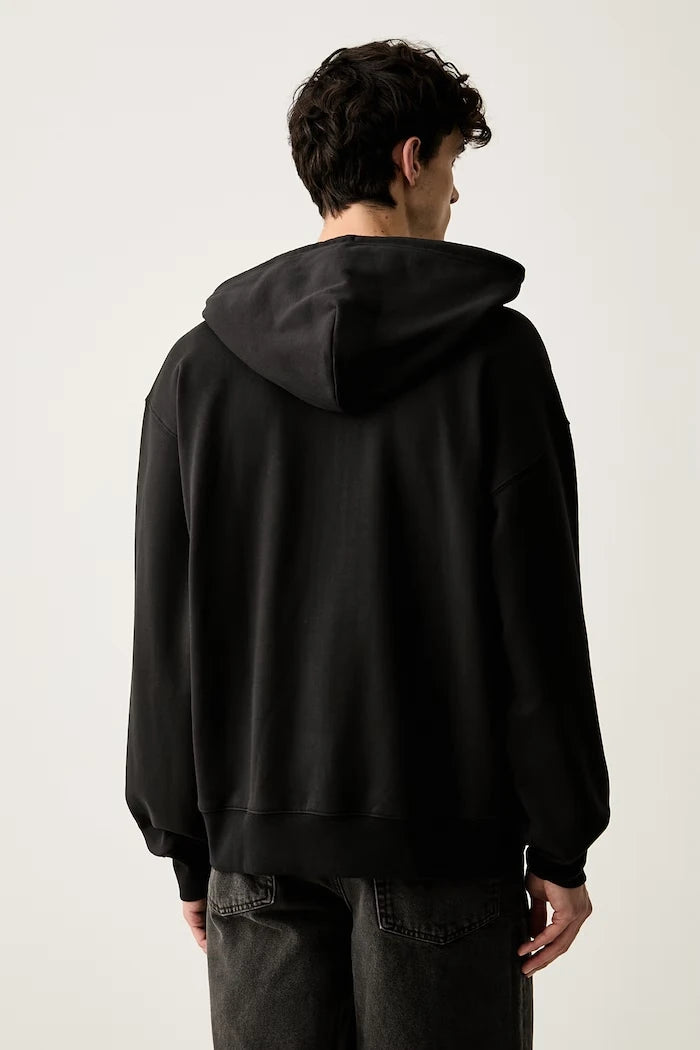 Vans pamuklu erkek fermuarlı kapüşonlu sweatshirt