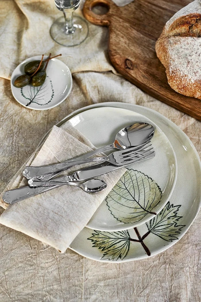 Bloomingville taş tozundan yapılmış tabak seti 21 x 1,5 cm