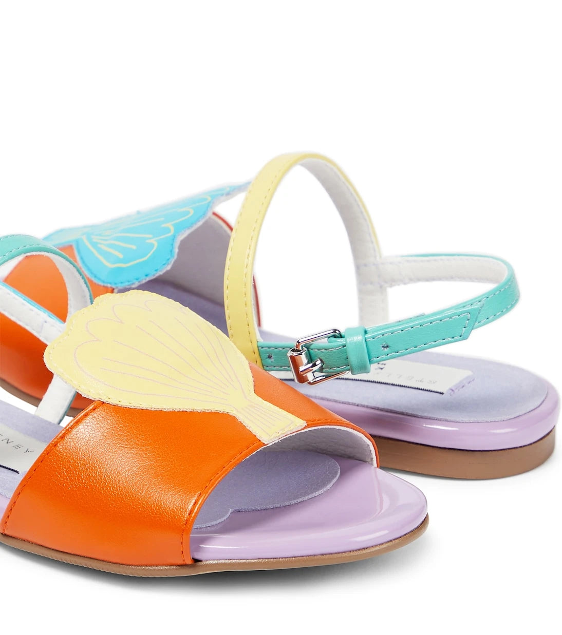 Stella McCartney Kids - Shell-appliqué sandals