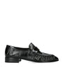 Black Soft Eel Loafers