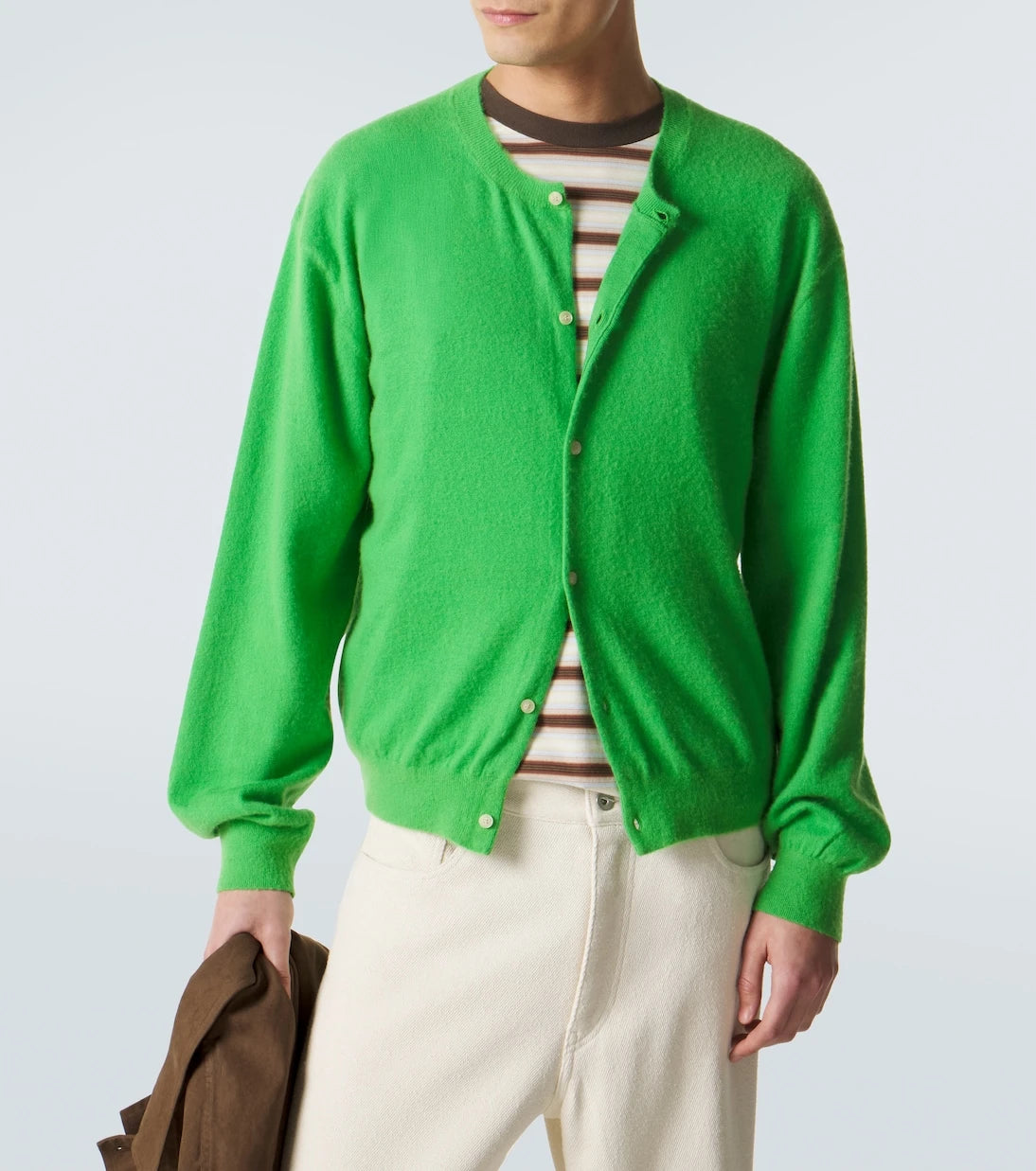 Auralee - Cashmere and cotton cardigan