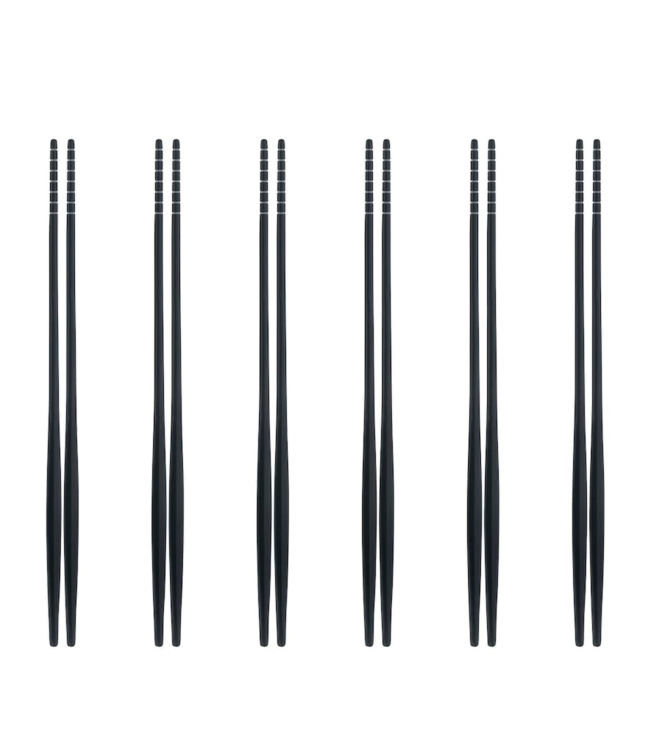 Bugatti Set of 6 Stainless Steel Natura Chopsticks
