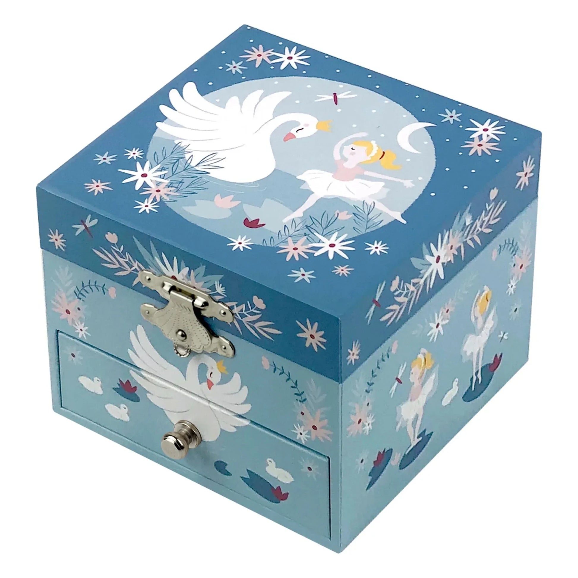 Trousselier - Swan Lake music box | Blue