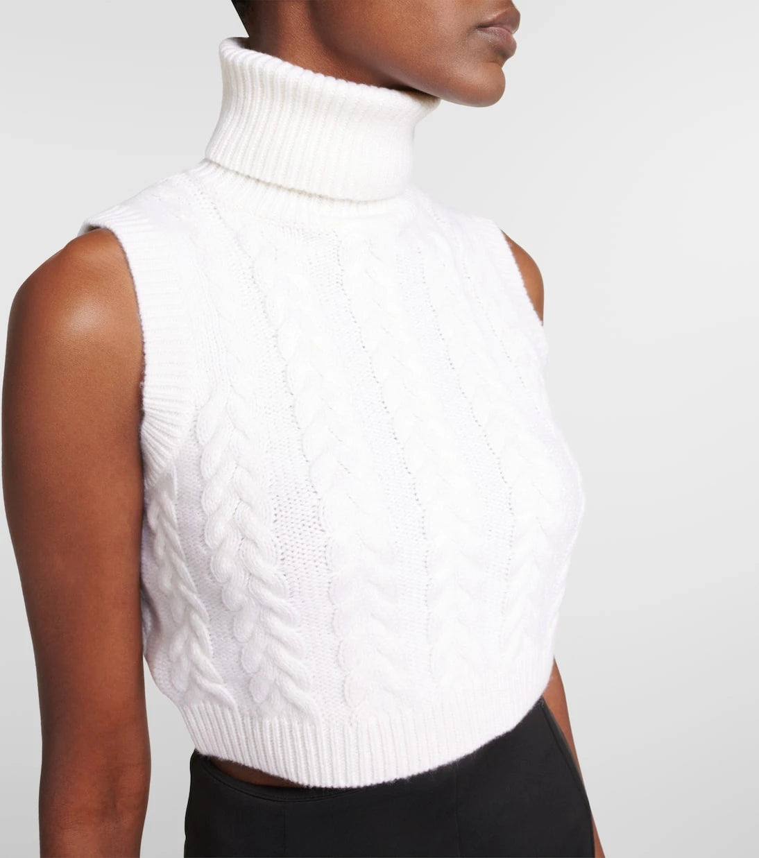Max Mara - Oscuro wool and cashmere turtleneck top