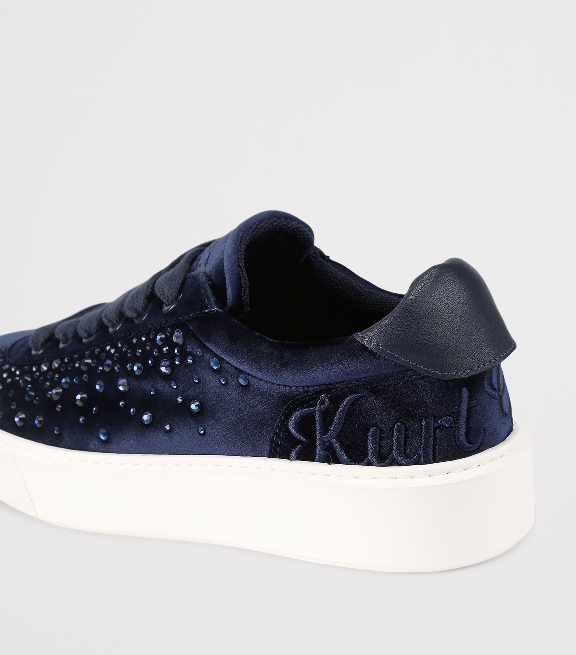 Embellished Albion Retro Sneakers NAVY