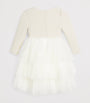 Ivory Long-Sleeve Ruffle Dress (2-14 Years)