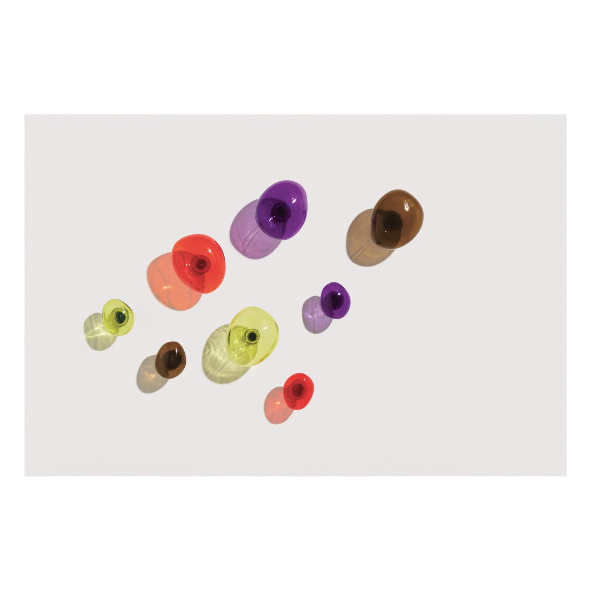 Petite friture - Glass coat hook Bubble small | Green