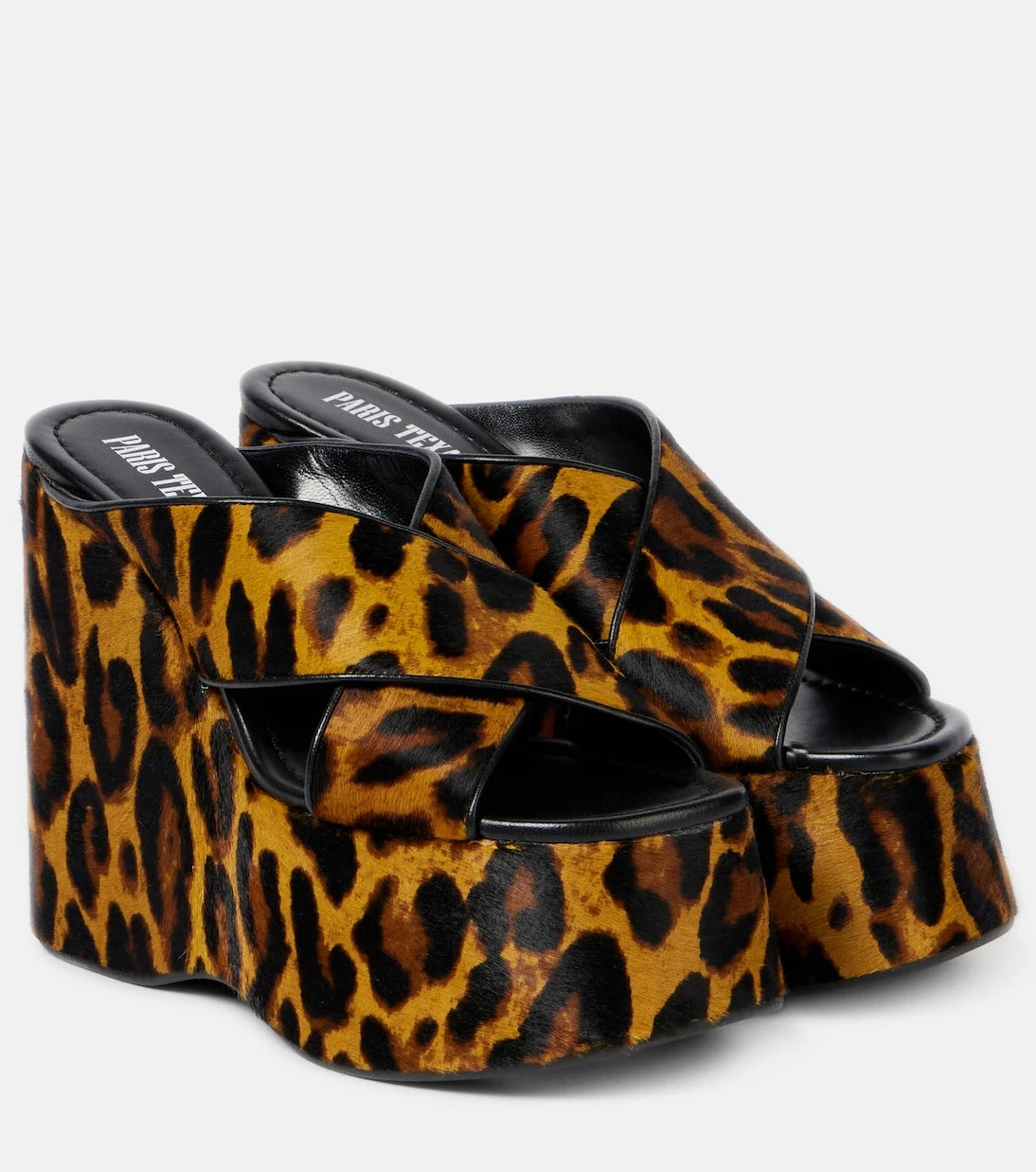 Paris Texas - Mara 135 leopard-print platform sandals