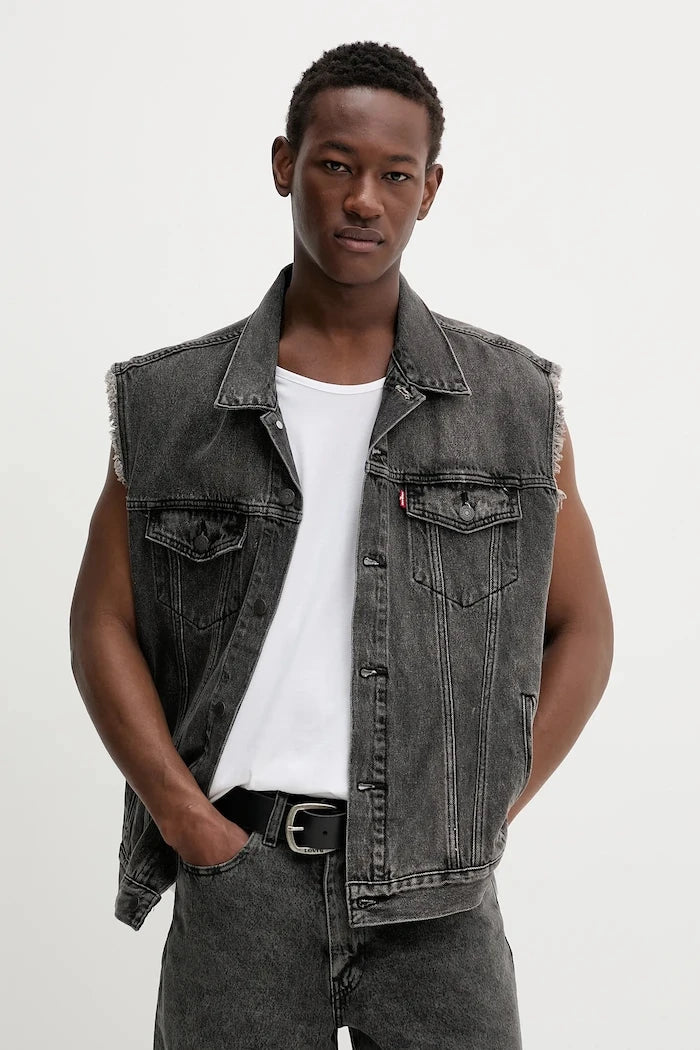 Дънков елек Levi's RELAXED TRUCKER VEST