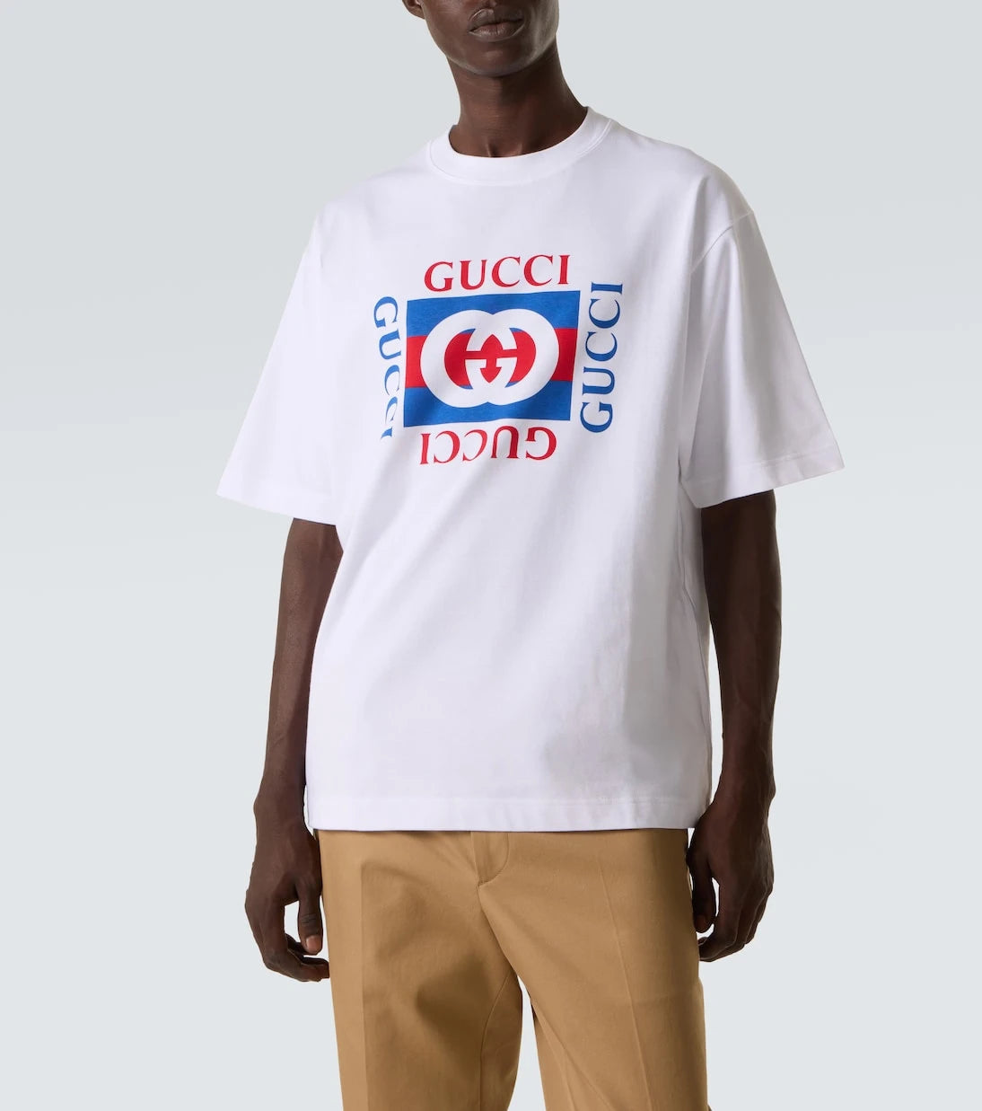 Gucci - Interlocking G cotton jersey T-shirt