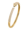 Yellow Gold, Diamond and Emerald Panthère de Cartier Bracelet