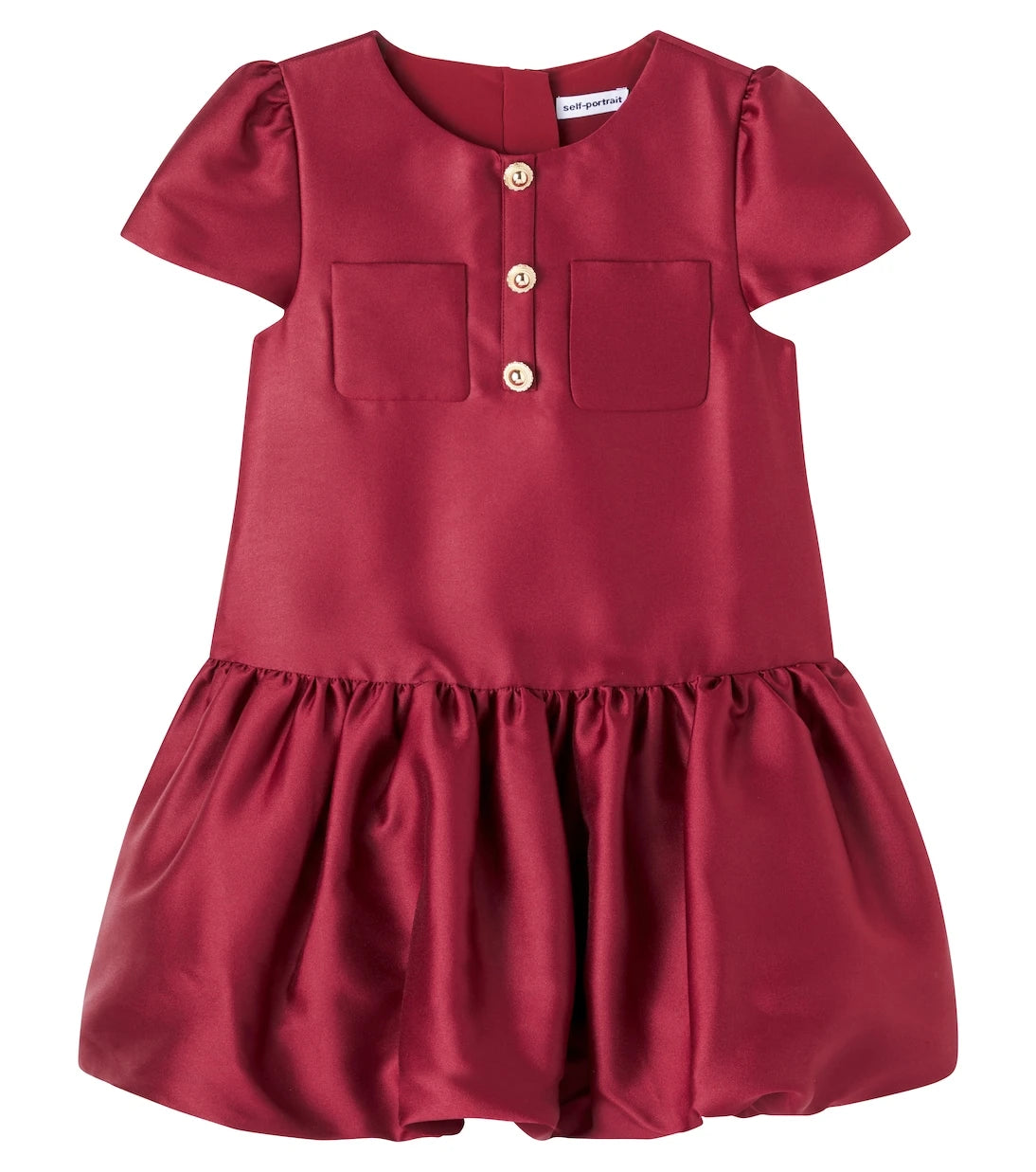 Self-Portrait Kids - Balloon taffeta dress
