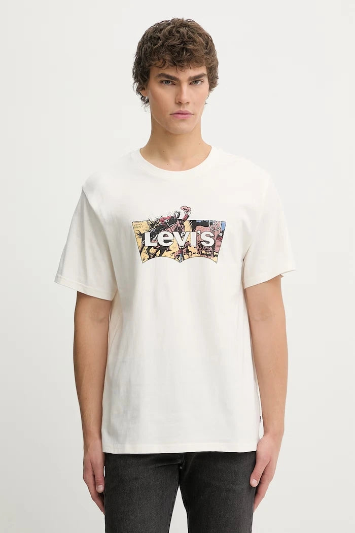 Памучна тениска Levi's SS RELAXED FIT