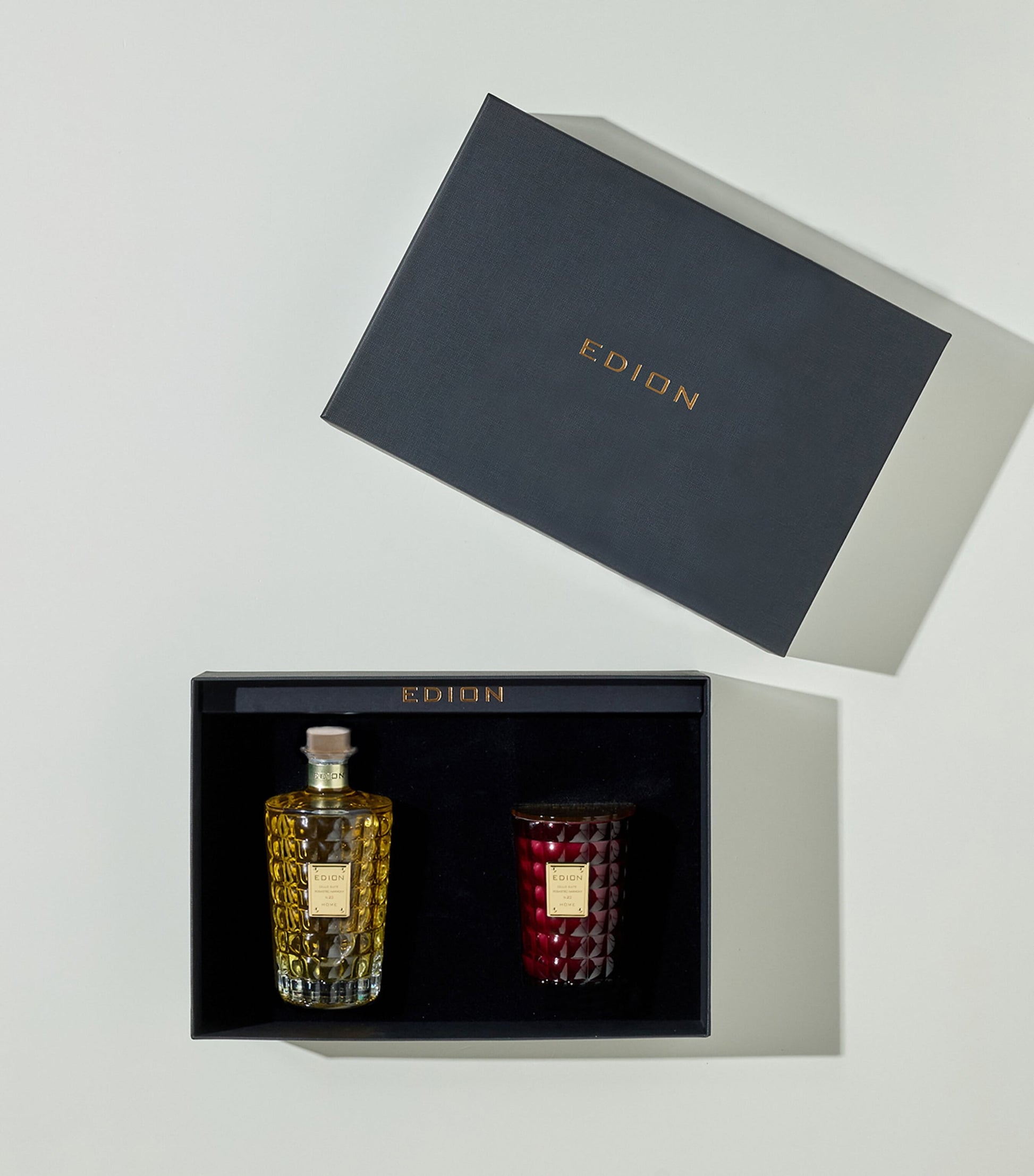 EDION Cello Suite No.23 Rosastro Harmony Diffuser and Candle Set