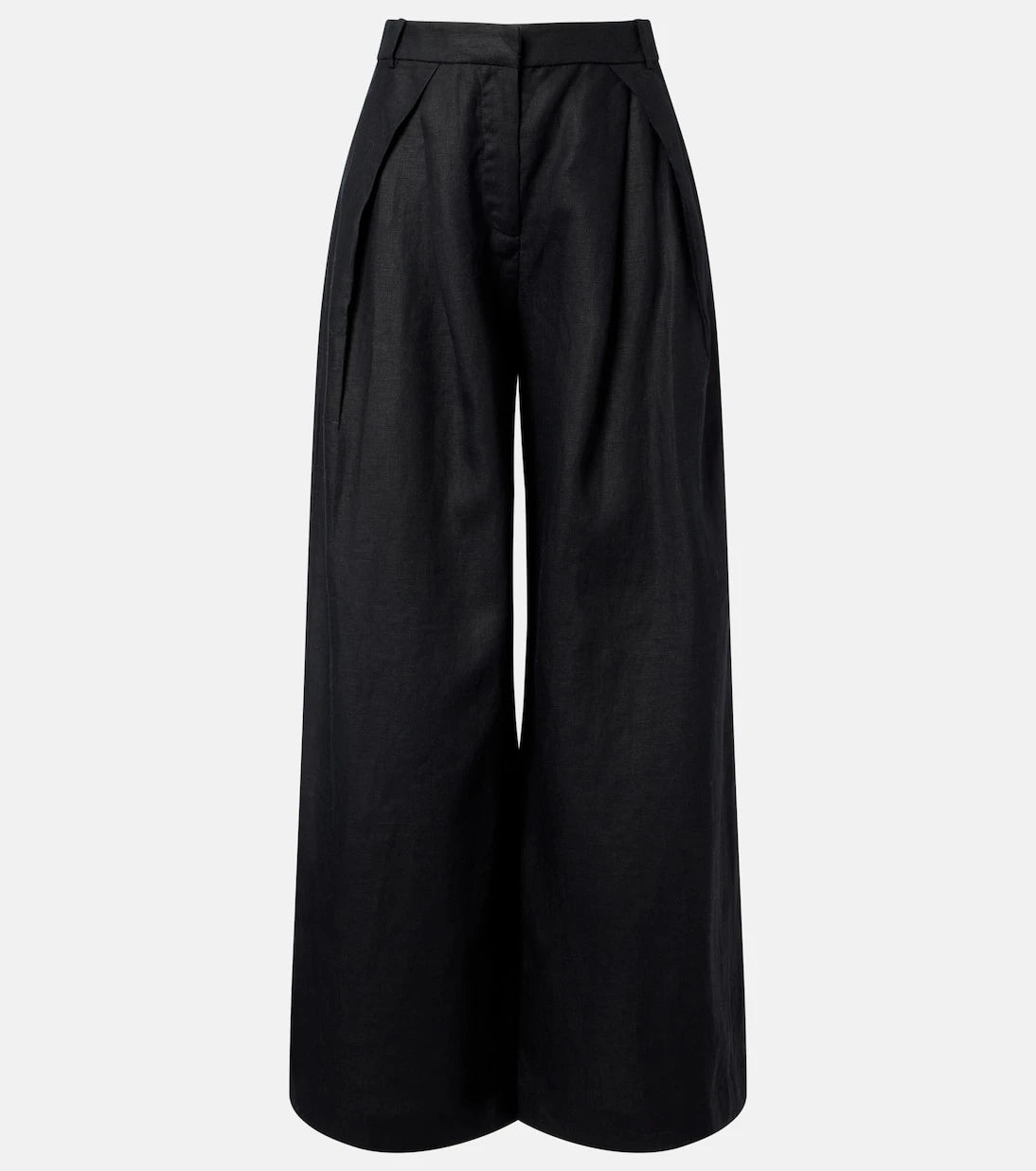 Faithfull - Sofia pleated linen wide-leg pants