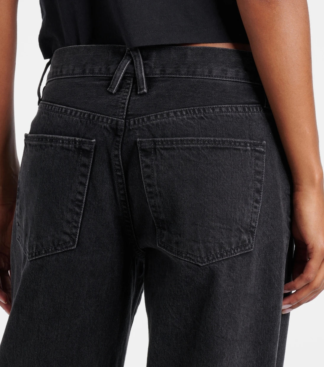 Slvrlake - Tess Long high-rise barrel-leg jeans