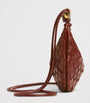 Brown Baby Leather Sardine Cross-Body Bag