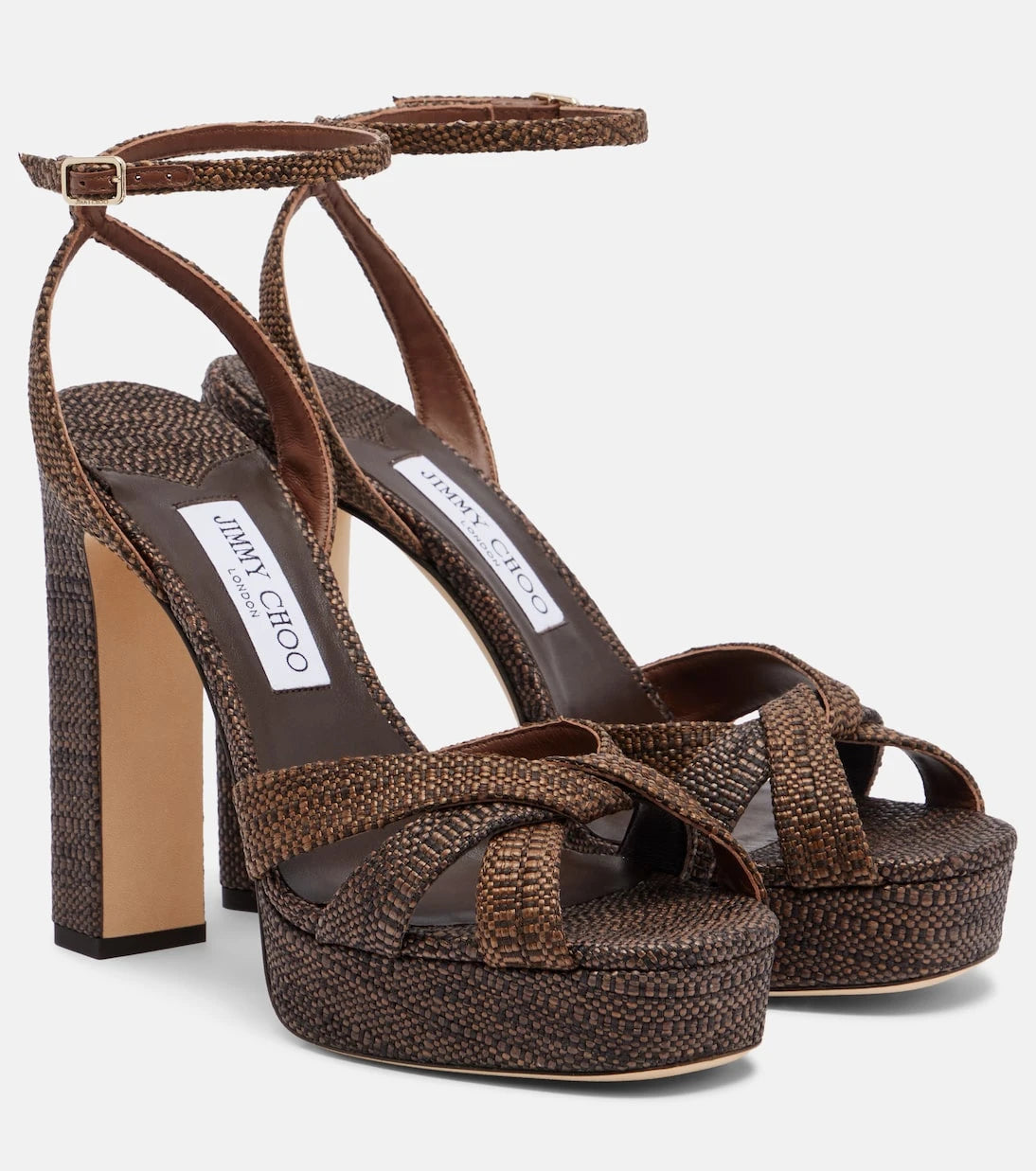 Jimmy Choo - Kove woven platform sandals