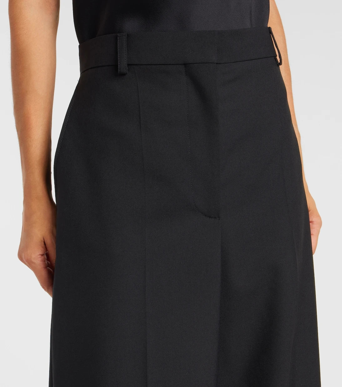 Stella McCartney - High-rise wool wide-leg pants