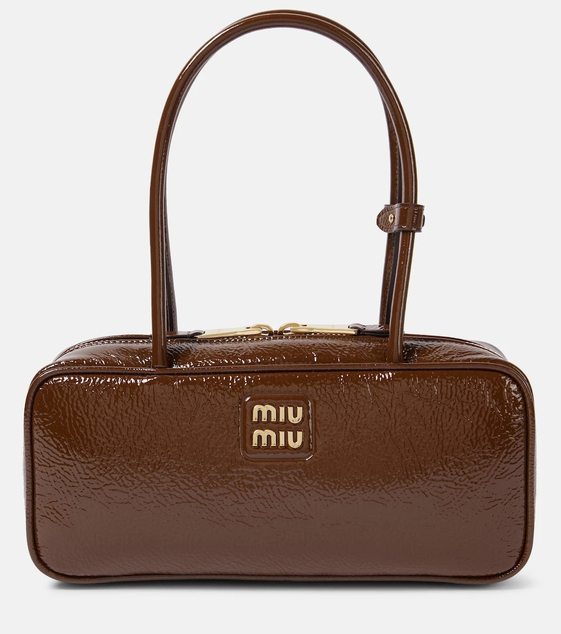 Miu Miu - Beau patent leather shoulder bag