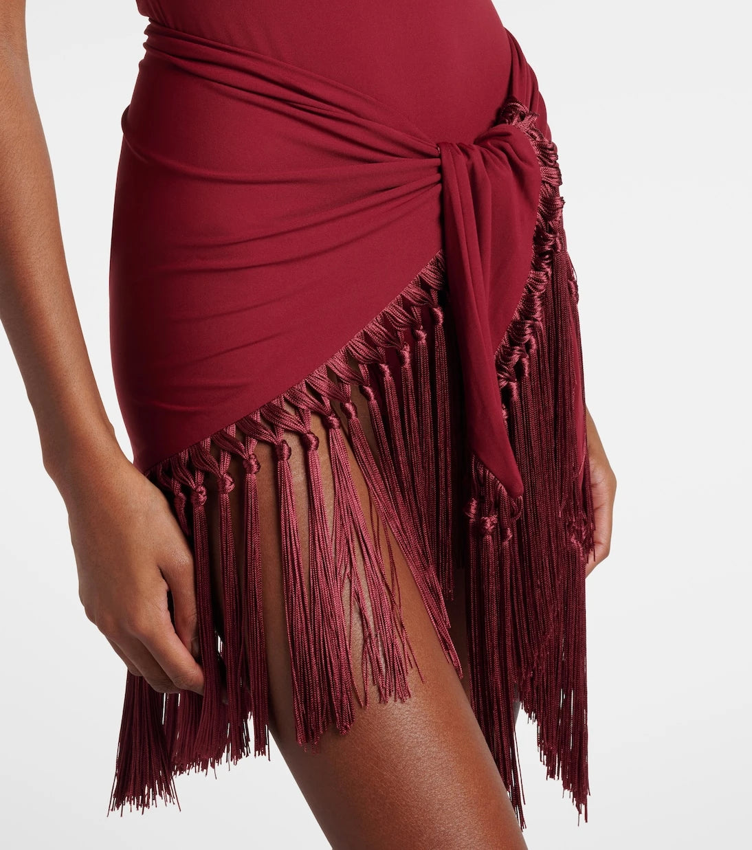 Taller Marmo - One-shoulder swimsuit and beach cover-up set